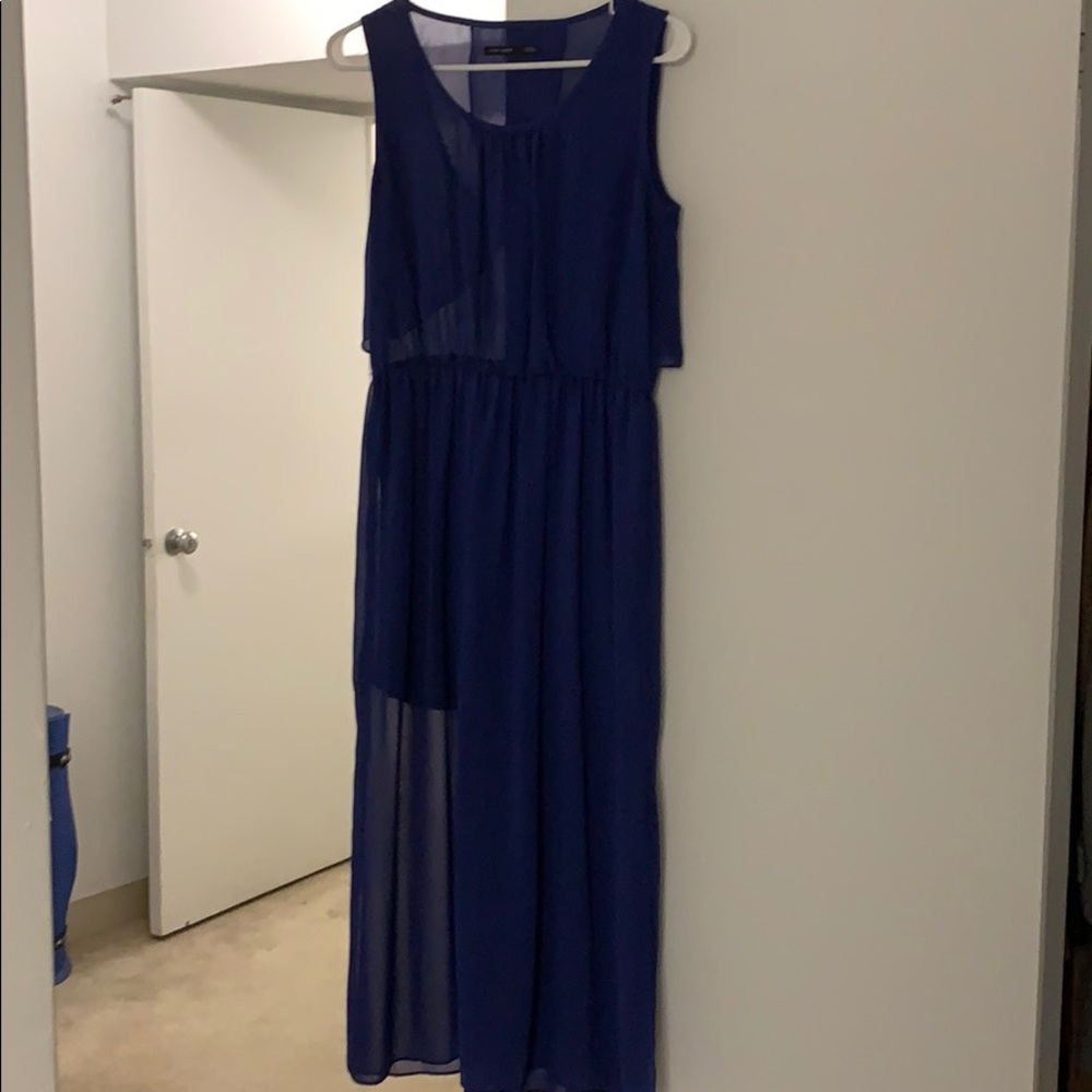 Blue maxi dress